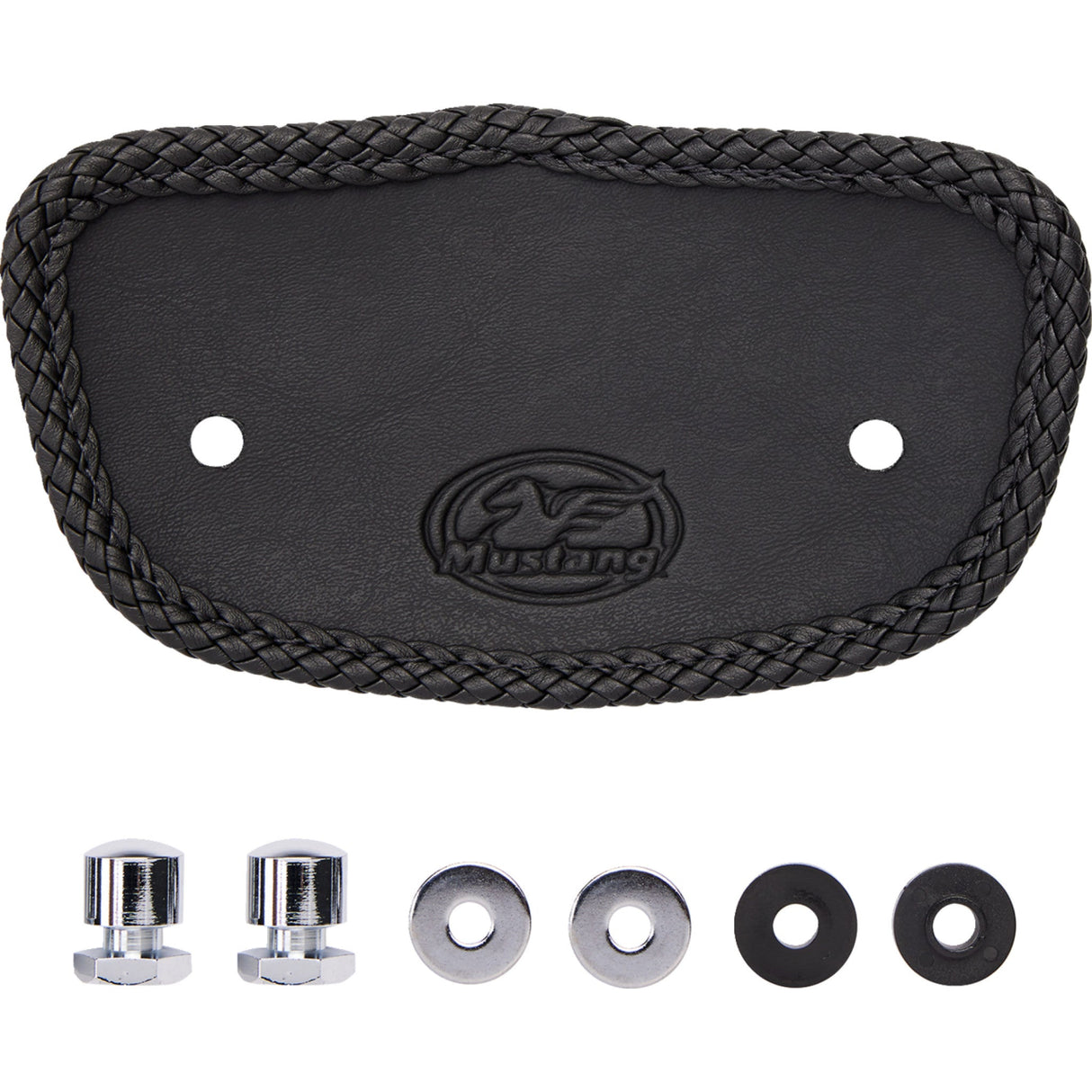 Mustang Tripper™ Solo Seat Without Backrest Stitched Black - 76026 For Harley Touring 2008-2025