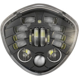 J.W. SPEAKER 2001-1785 0555151 Adaptive 2 Headlight for Victory with Diamond Headlights Adaptive 2 LED Headlight - 7" Victory - Black