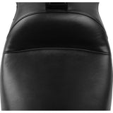 LePera Maverick Seat With Backrest Smooth Black - LV-957BRS For Harley Touring 2023-2026