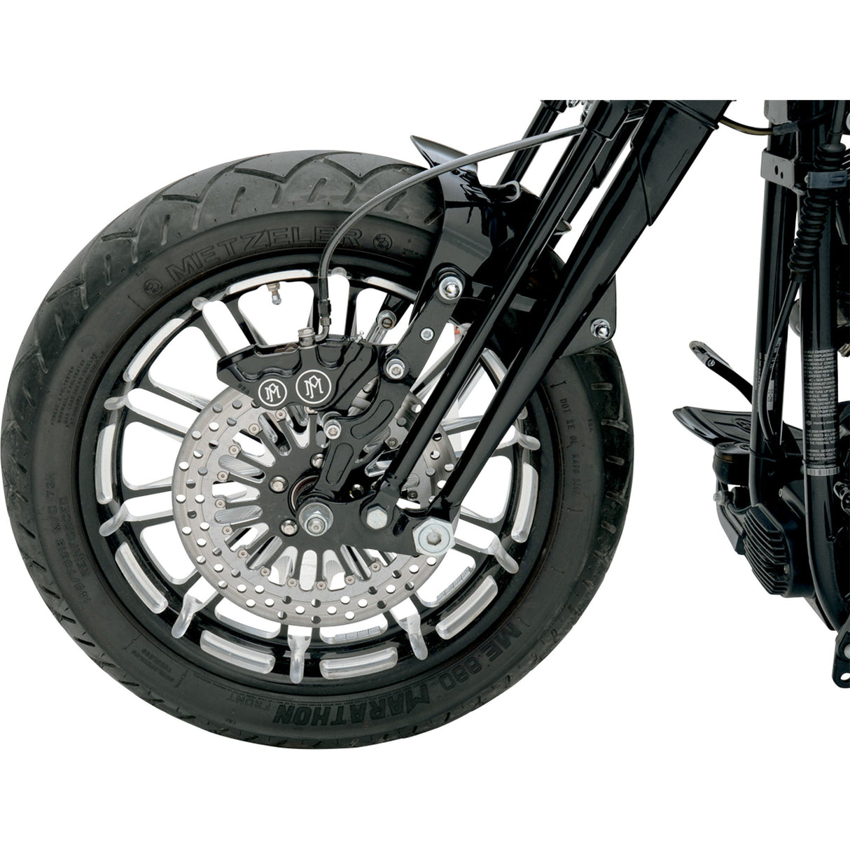 Performance Machine Brake Caliper Kit - 0053-2916-BM For Harley Motorcycles 1984-1999