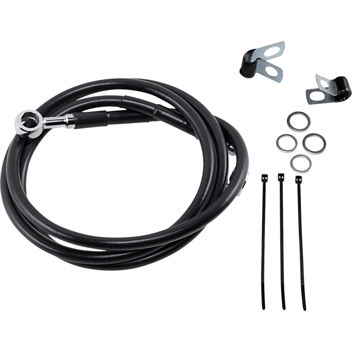 DRAG SPECIALTIES Extended Length Brake Line Kit Front