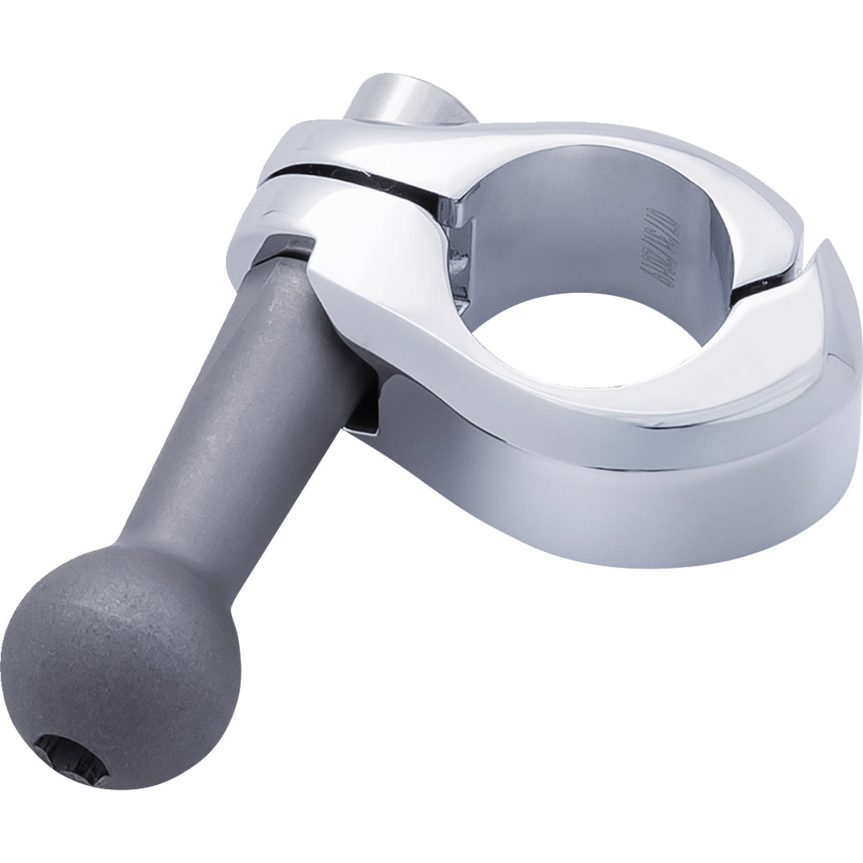 CIRO 0636-0196 50148 Aluminum Clamp Kit ball mount - 3/4" handlebars - chrome