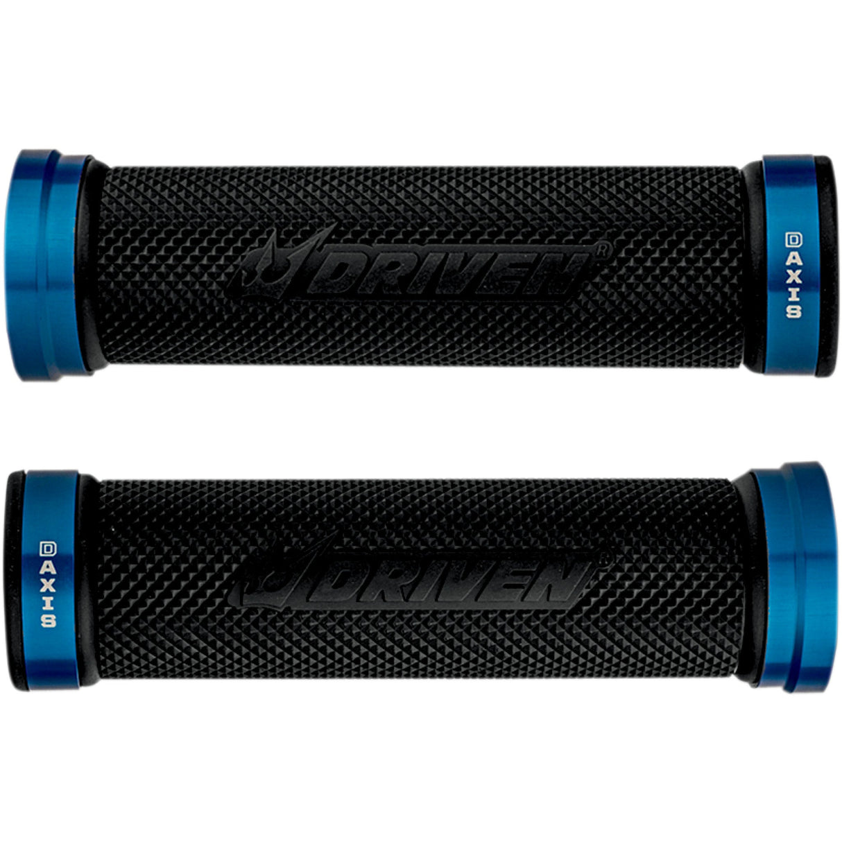 DRIVEN RACING 0630-1304 DXG-BL D-Axis Grips Grips - D-Axis - Blue/Black