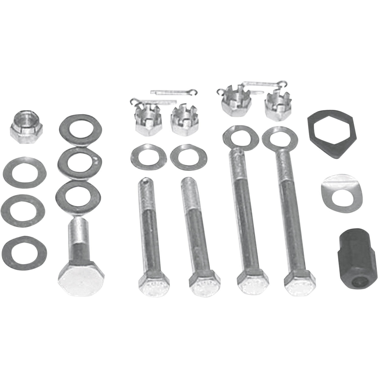 Colony Motor Mount Bolt Kit Cadmium Big Twin - 8165-19 For Harley Touring 1936-1969