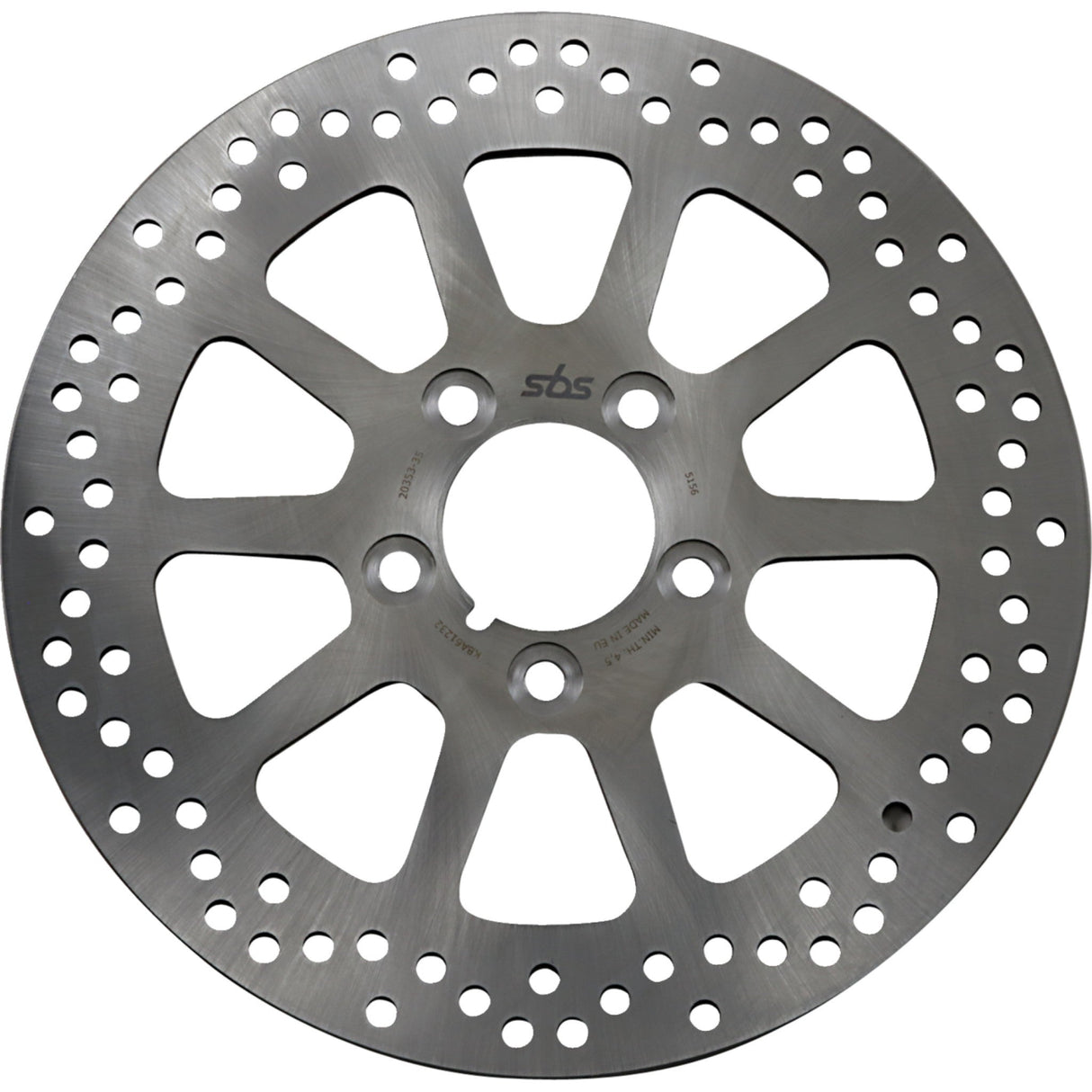 SBS Stainless Steel Brake Rotor Rear 11.5" - 5156 For Harley Motorcycles 2000-2019