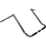 LA Choppers 1-1/4" Twin Peaks Touring Handlebar 18" Chrome - LA-7361-18 For Harley Touring 1996-2022