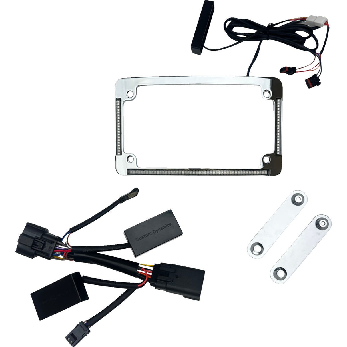 CUSTOM DYNAMICS 2030-2462 TF05-23-C License Plate Frame - LED - Chrome