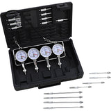 K&L SUPPLY 3804-0026 35-3019 Deluxe Vacuum Gauge Set Vacuum Gauge Set - Fuel Pressure - Deluxe
