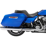 DRAG SPECIALTIES SEATS 0801-2098 Freedom Touring Seat Freedom Seat - Black - Vinyl - Black Double Diamond Stitch - FLT/FLH '23-'25