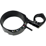 JOKER MACHINE 2210-0309 10-301B Speedometer Relocation Bracket with Easy Mount Clamp - Black Anodized - For 49 mm Fork