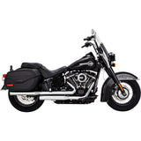 Vance & Hines Eliminator 300 Slip-On Mufflers Chrome - 16316 For Harley Softail 2018-2024