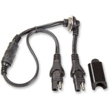 TECMATE 3807-0328 O-30 Tank Bag/Hard Case Power Entry Cable Power Cord - DC 2.5 mm Plug to SAE Adapter