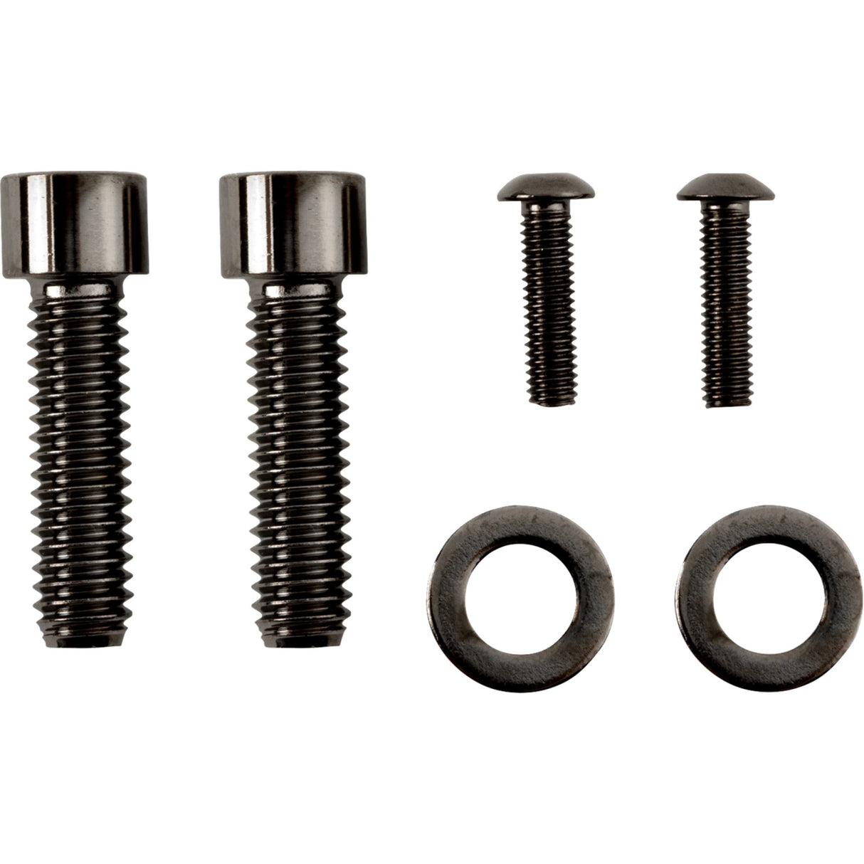 Drag Specialties M-Eight Bolt Kit Rear Brake Control Smooth Socket-Head Black Chrome M8 For Harley Motorcycles 2017-2021