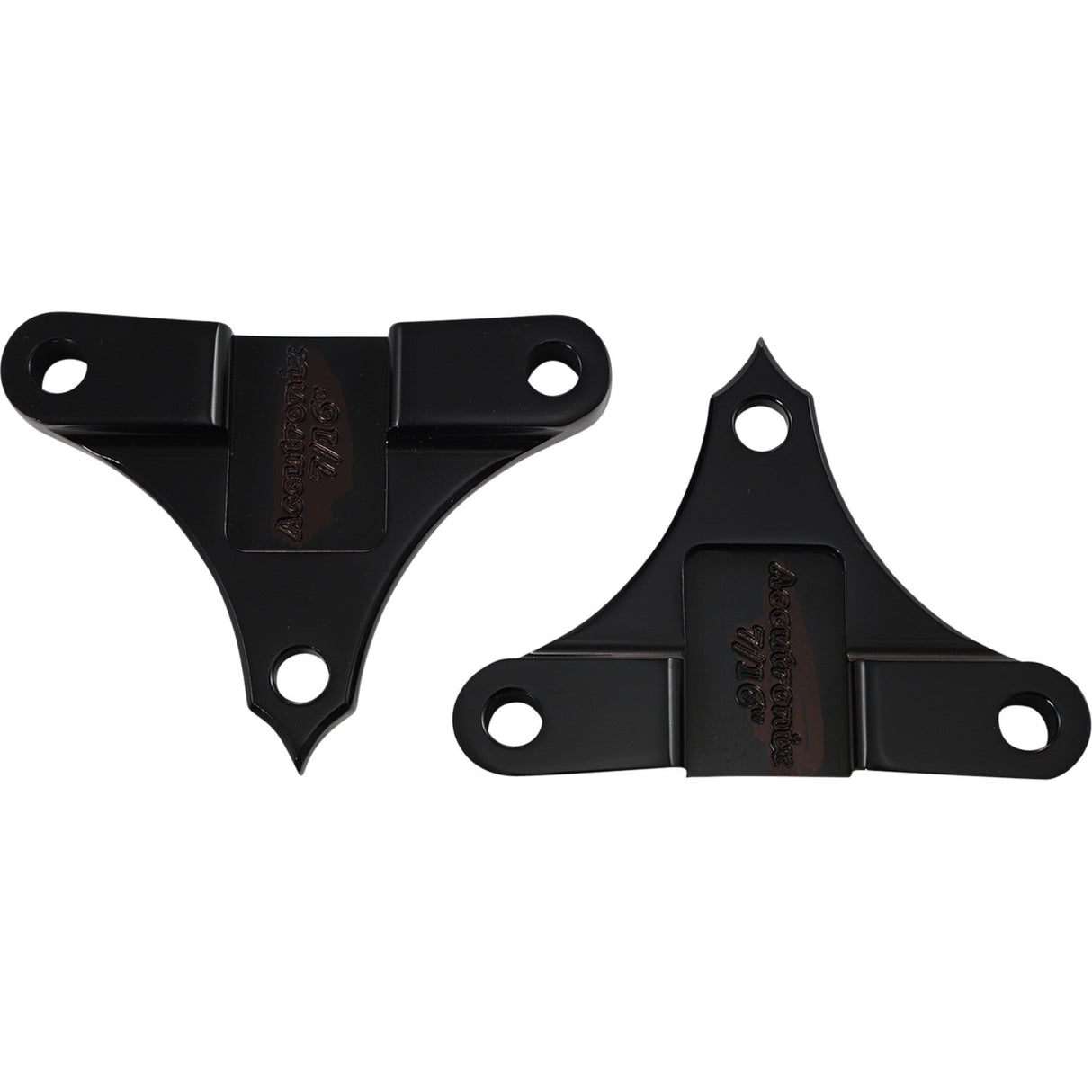ACCUTRONIX 1410-0115 TFS49-NF7/16B Fender Spacers for Hot/Bagger Legs Hot Legs/Bagger Legs Fender Spacers - Black - 0.4375" Spacer - For 6-3/8" Width Fender