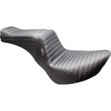 LePera Tailwhip Seat Pleated Black - LY-580PT For Harley Softail 2018-2023
