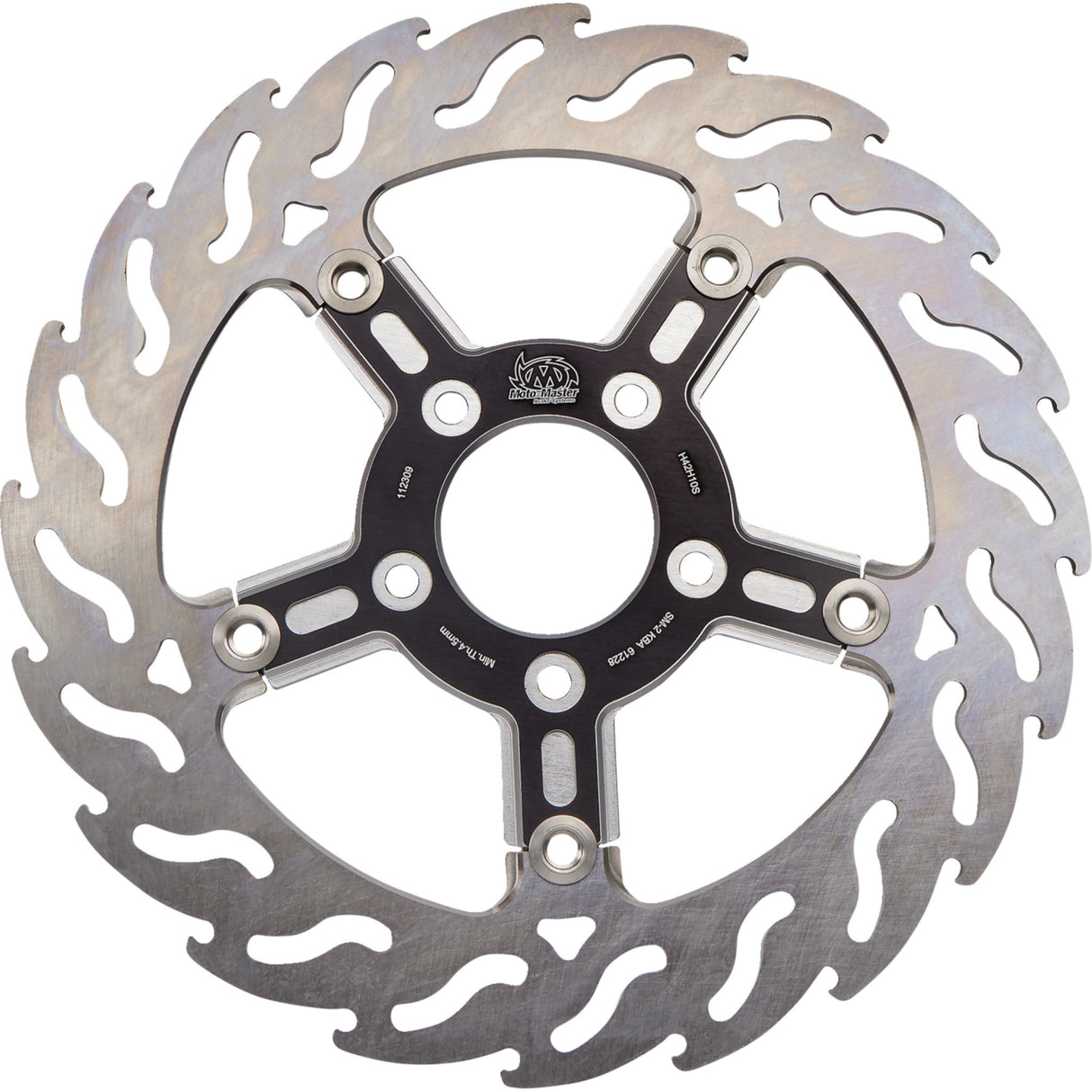 Moto-Master Brake Rotors Front Left Flame - 112309-PU For Harley Motorcycles 1999-2014