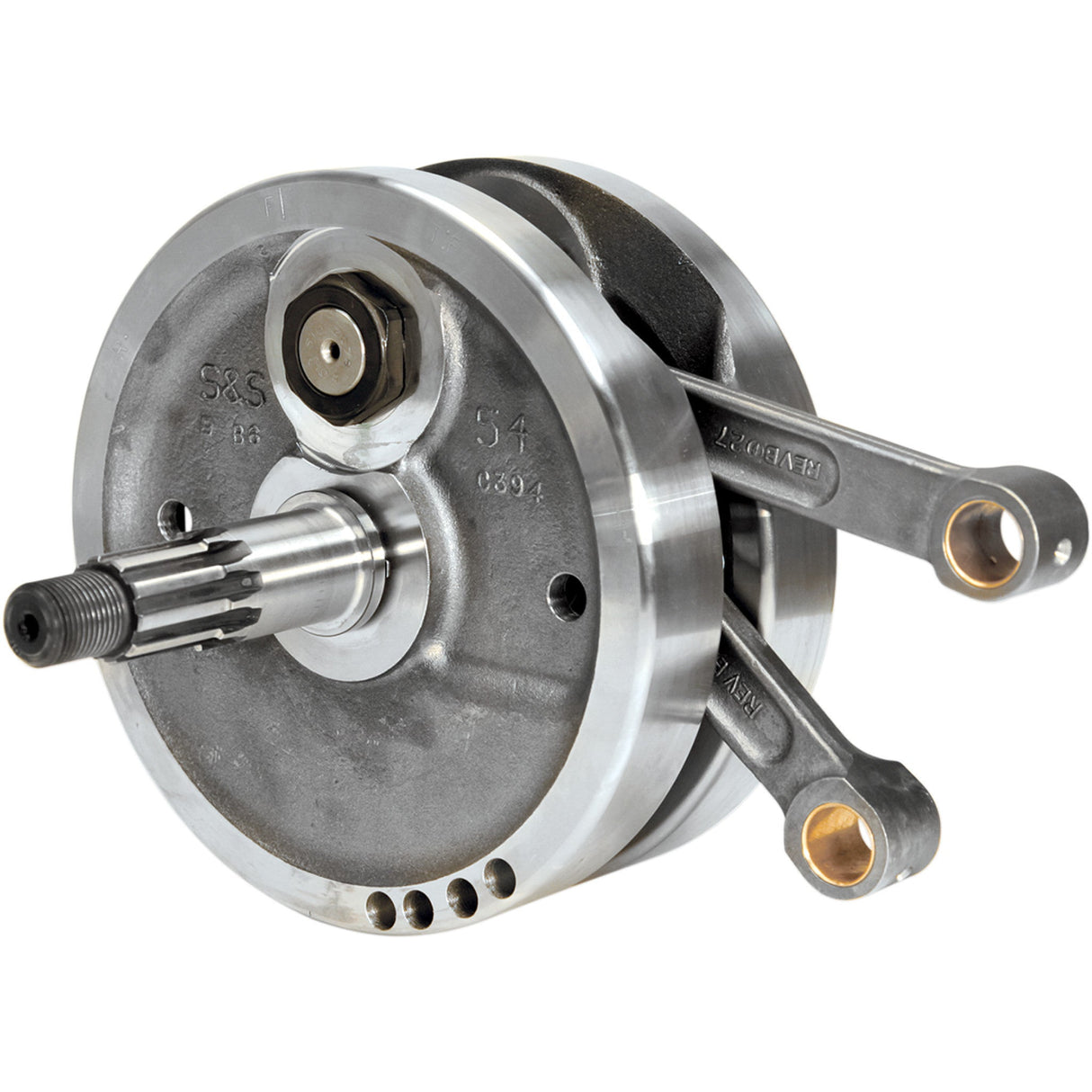S&S Cycle Flywheel Assembly 4-1/4" Big Twin - 32-2235 For Harley Motorcycles 1970-1984