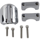 DAKOTA DIGITAL DS-373871 BKT-5001 Speedometer Mount - Chrome Clamp Mount - For 1" T-Bar/Riser Handlebar
