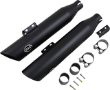 Slash Cut Mufflers - 50 State - Black - 1801-1474