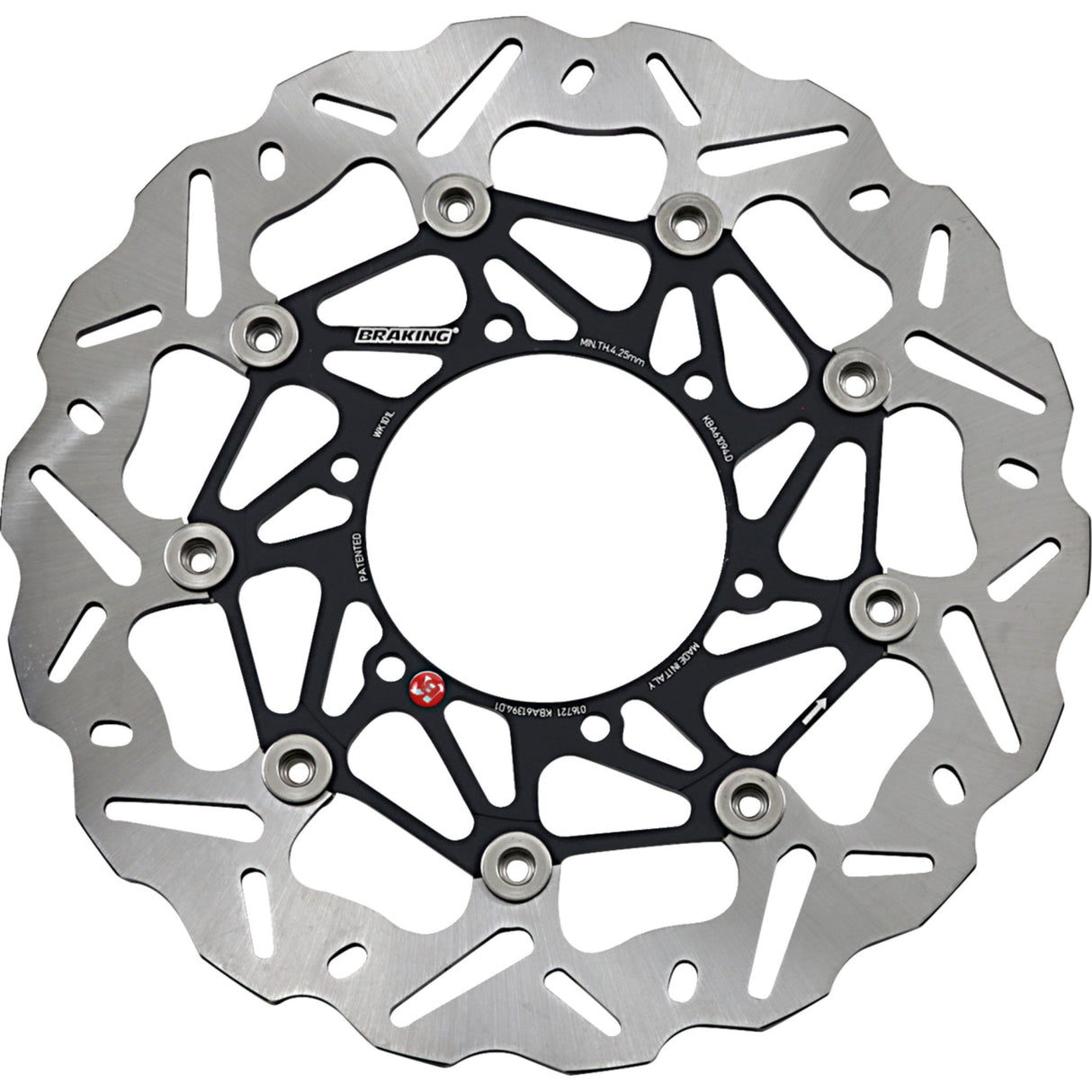 BRAKING 1710-1434 WK101L SK2 Front Brake Rotor SK2 Brake Rotor - WK101L