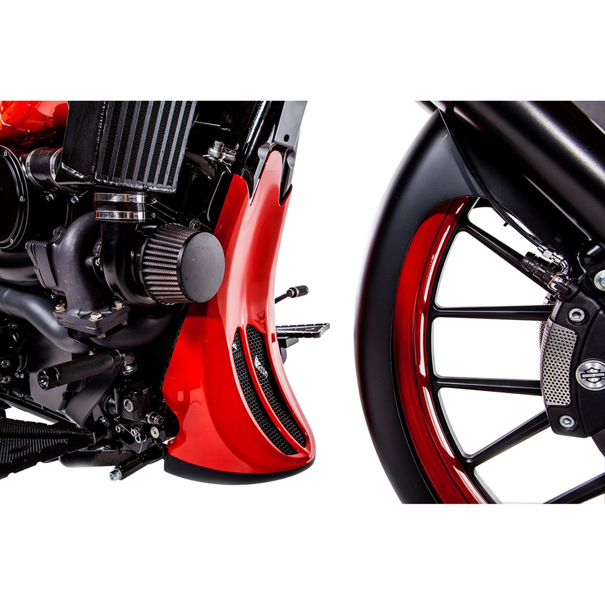 Trask Chin Spoiler Raked - TM-2021 For Harley Touring 2009-2013