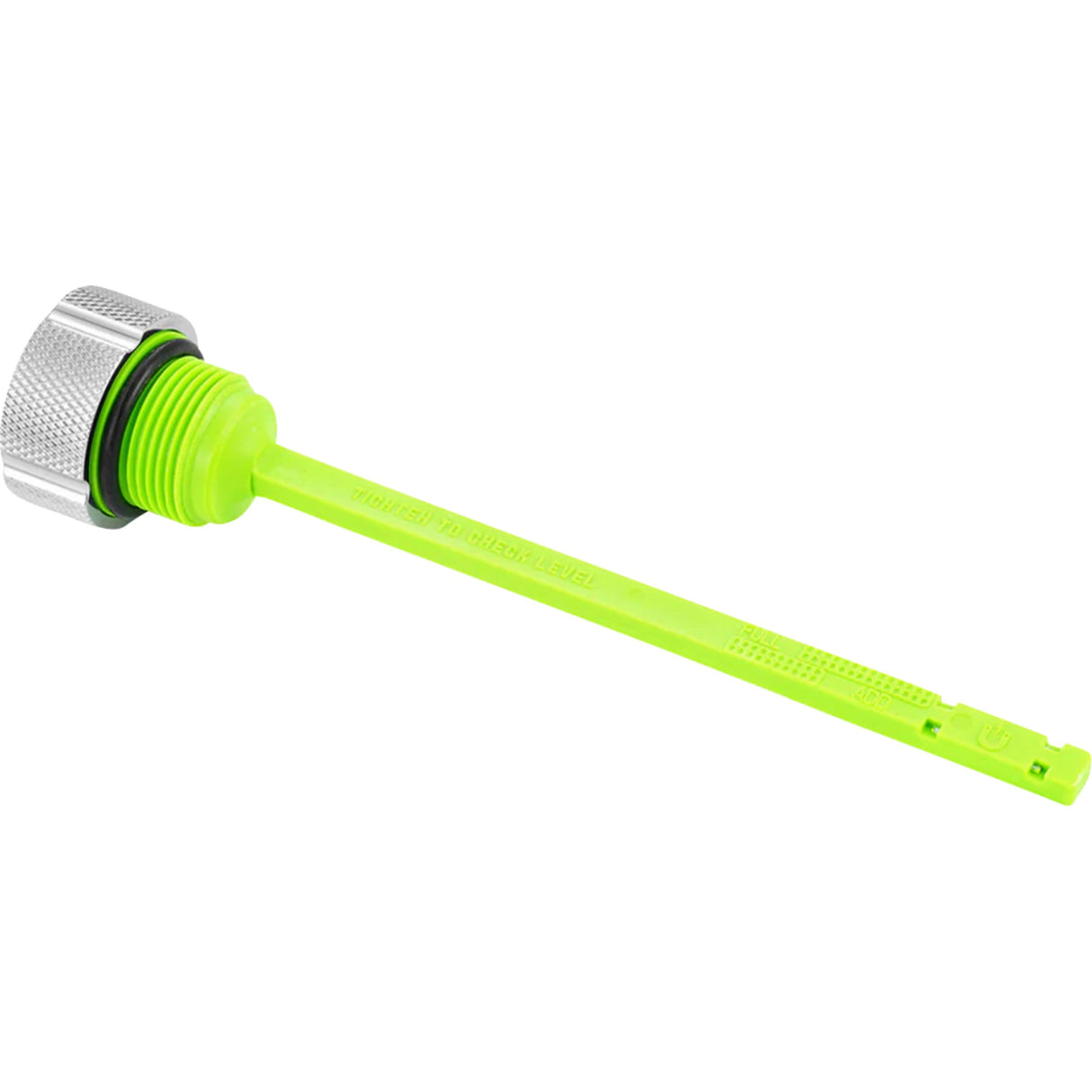 Figurati Designs Magnetic Oil Dipstick Knurled Silver - FD01-MAGDSPP-KN-SS For Indian 2020-2024