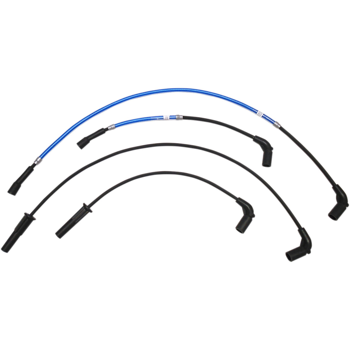 MAGNUM SHIELDING 2104-0338 3046B Braided Spark Plug Wire - Spark Plug Wire Set - Blue - FL