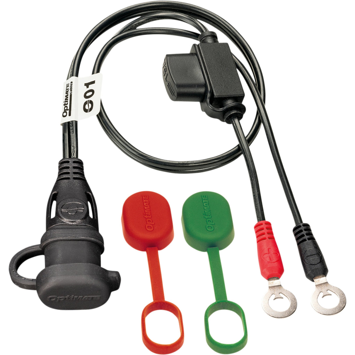 TECMATE 3807-0159 O-01 1/4" Eyelet Battery Connection Lead Optimate™ Permanent Battery Lead