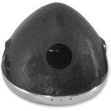 EMGO 2001-0825 66-65069 Lucas Style 7" Side Mount Headlight Shells Lucas Style Headlight Shell - 7" - Faux Carbon