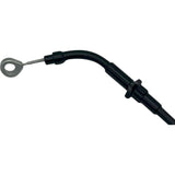 FAT Baggers INC. EZ Install Upper Clutch Cable +6" Black Vinyl - 118006-B For Harley Touring 2021-2025
