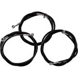 LA Choppers Brake Line Kit Black - LA-8059B13B For Harley Touring 2023-2026