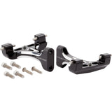 Arlen Ness Forged Passenger Floorboard Mounts Passenger Black - 410-033 For Harley Touring 1999-2026