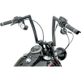 Todd's Cycle 1-1/4" Strip Handlebar Springer 12" Rise Black For Harley Softail 1988-2011