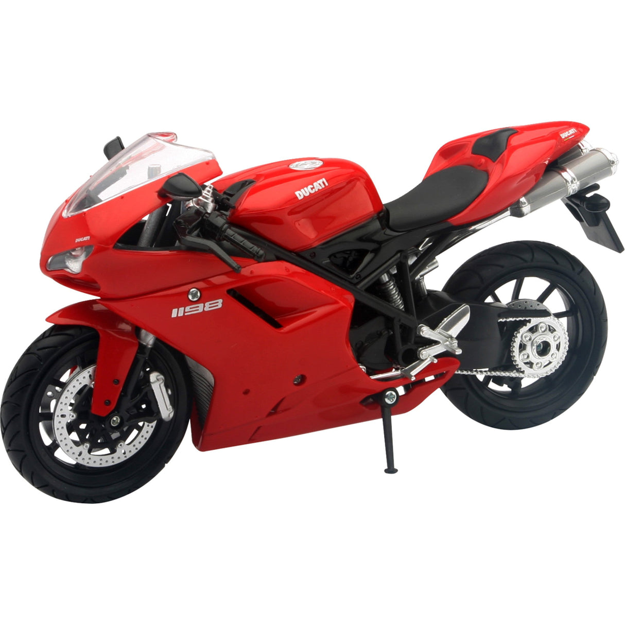 NEW RAY TOYS 7001-0121 57143A Mini Ducati Sport Bike Ducati 1198 - 1:12 Scale - Red