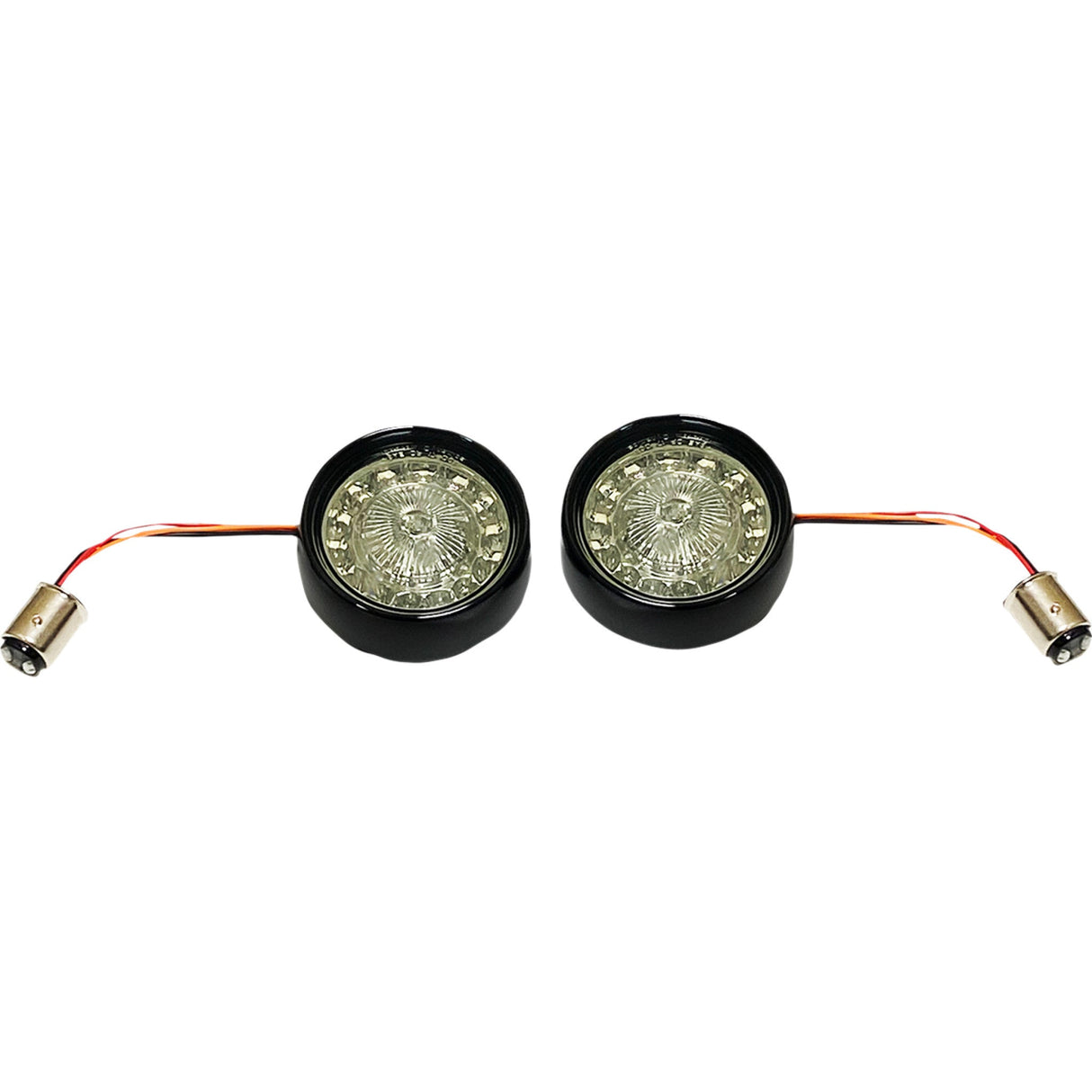 CUSTOM DYNAMICS 2020-1981 PBBB-RR-1157BS Turn Signal Insert - Red/Smoke