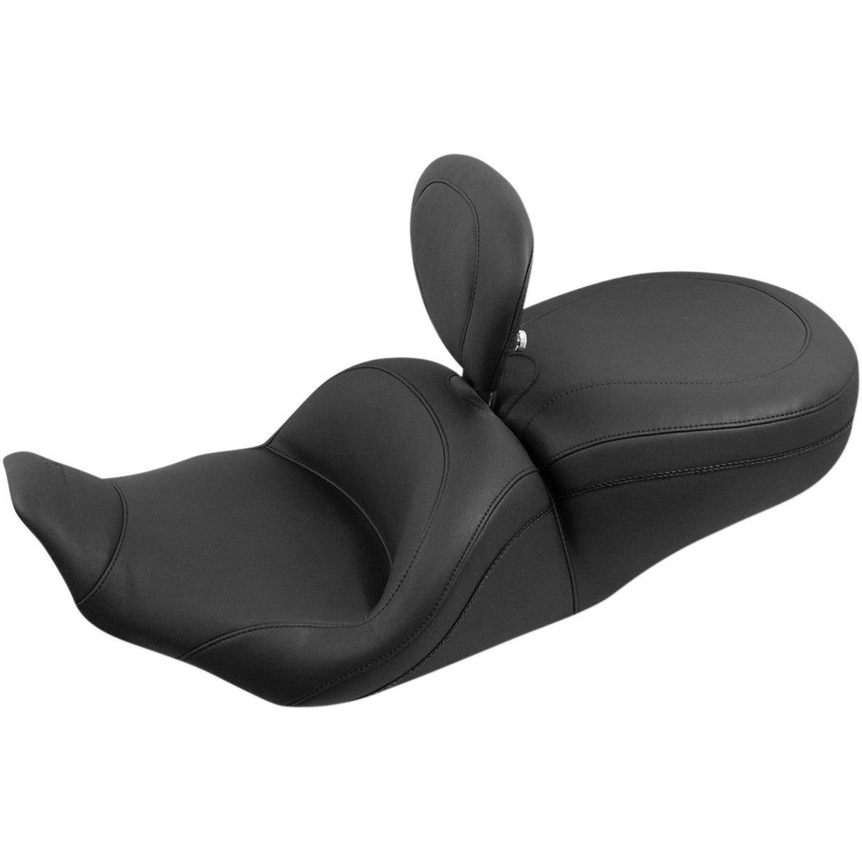Mustang Lowdown™ 2-Up Seat Plain - 79672 For Harley Touring 1997-2007