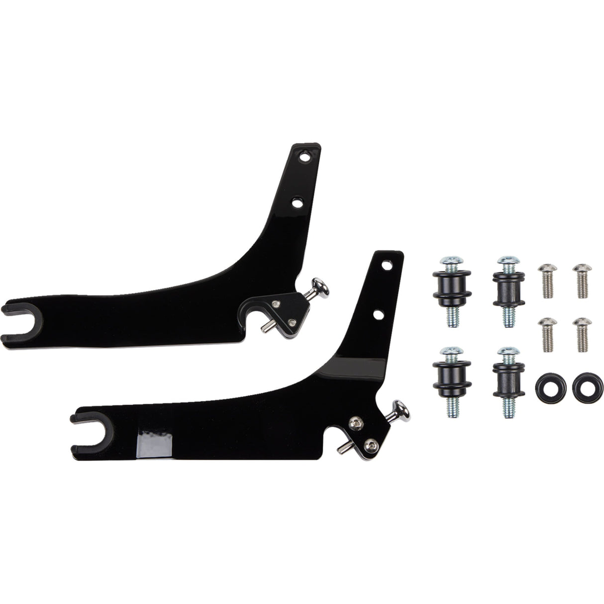 COBRA 1501-0577 602-2041 Detachable Backrest Kit - 14" - Chrome - Softail