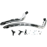 Bassani Xhaust Radius Sweeper 2-Into-2 Exhaust System - 1SD2F For Harley 1986-2017