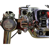 Klock Werks iOmount™ Handlebar Switch Mount Ambidextrous Mount Chrome Touring - KWD-04-0606-C For Indian 2014-2026