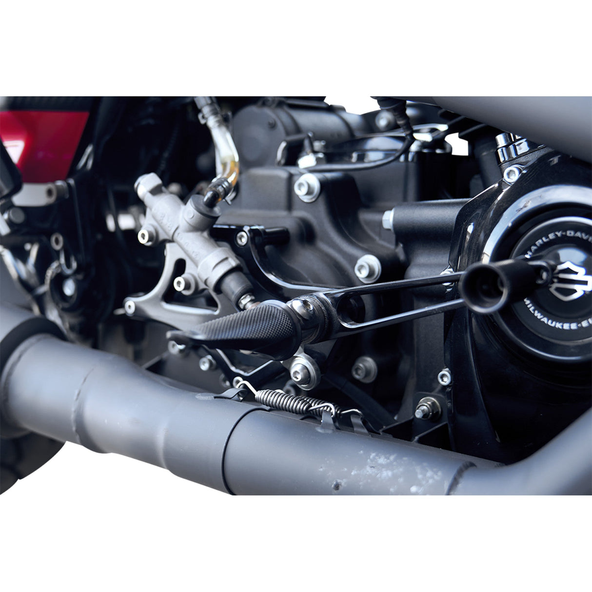 Speed Merchant Mid Controls With Pegs Black - SM-M8FLMIDWP-BK For Harley Touring 2017-2023