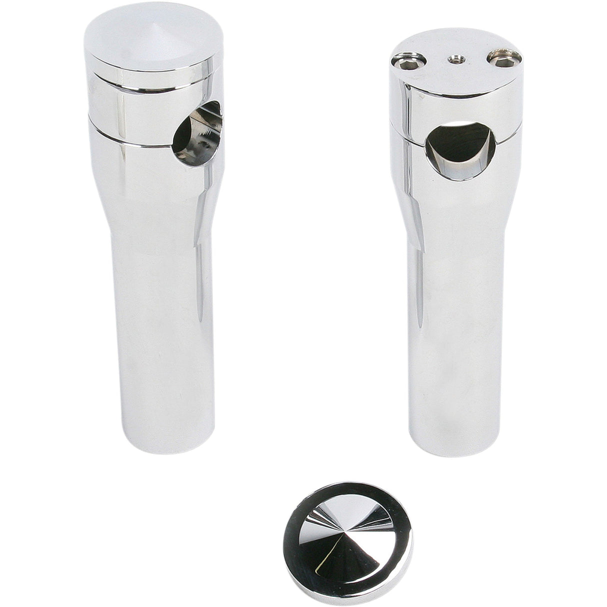 ACCUTRONIX DS-290152 HRS1356-C Elite Custom Billet Aluminum Risers Risers - 6" - Chrome