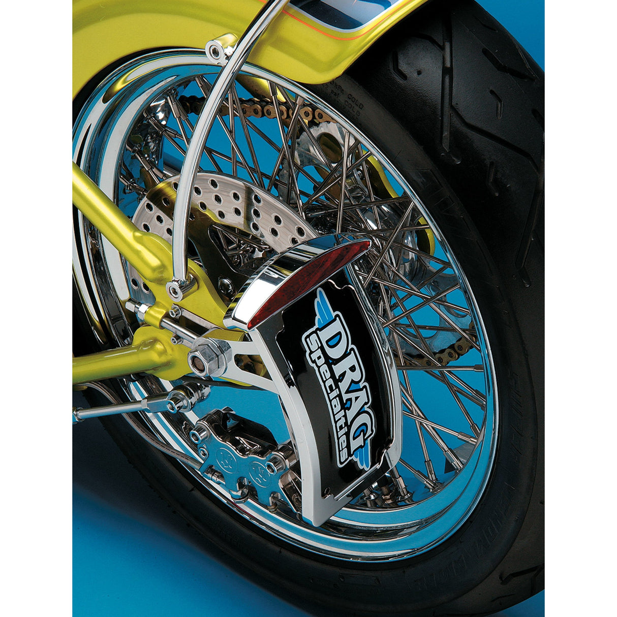 DRAG SPECIALTIES Side Mount Half-Moon LED Taillight and License Plate