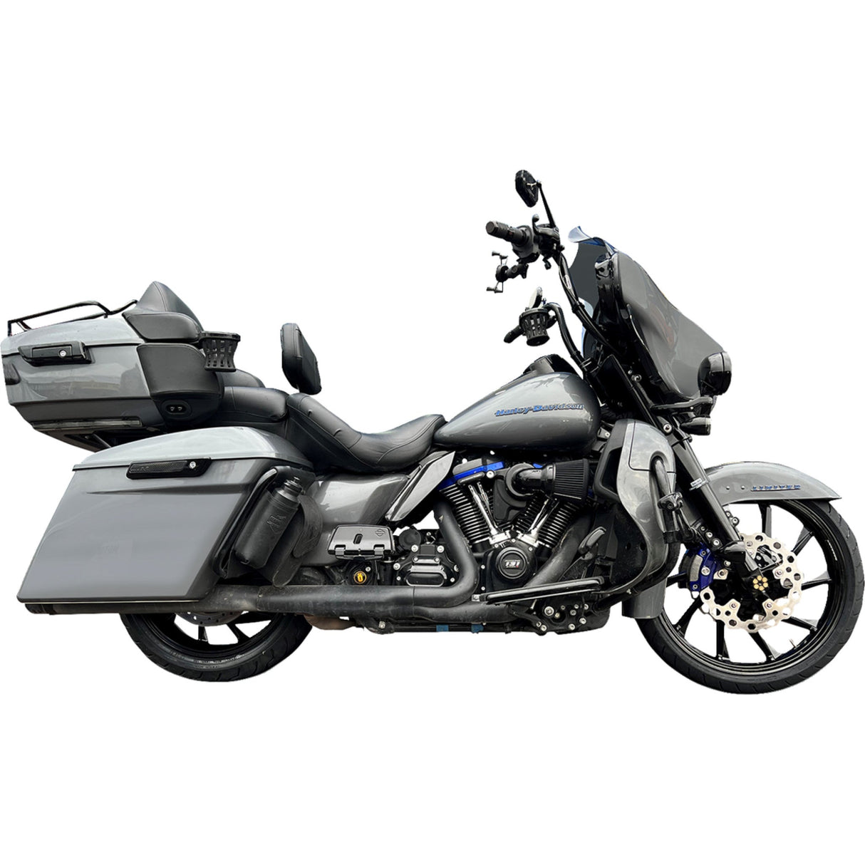 Coastal Moto Hurricane Precision Cast 3D Wheel Hurricane 3D Rear Single Disc With ABS Black 18x5.5 - 3D-HUR185SB-ABST For Harley Touring 2009-2026