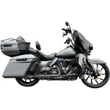 Coastal Moto Hurricane Precision Cast 3D Wheel Hurricane 3D Rear Single Disc With ABS Black 18x5.5 - 3D-HUR185SB-ABST For Harley Touring 2009-2026
