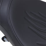 DRAG SPECIALTIES 0810-1597 Predator Seat flame stitched - vegas