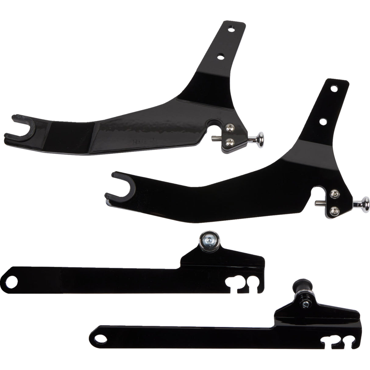 COBRA 1501-0560 602-2004B Detachable Backrest Kit - 14" - Black - Dyna