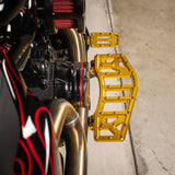 THRASHIN SUPPLY CO. 1610-0764 TSC-2221-5 Aggressor Brake Pedal gold - touring