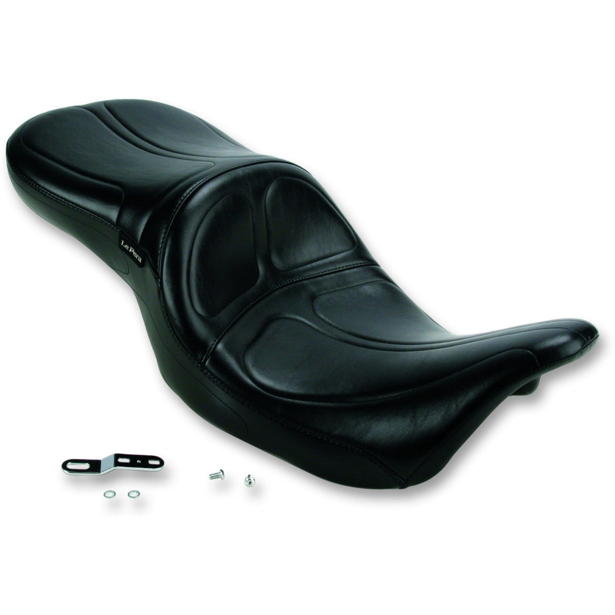 LePera Maverick Seat Without Backrest Stitched Black - LK-957 For Harley Touring 2008-2023