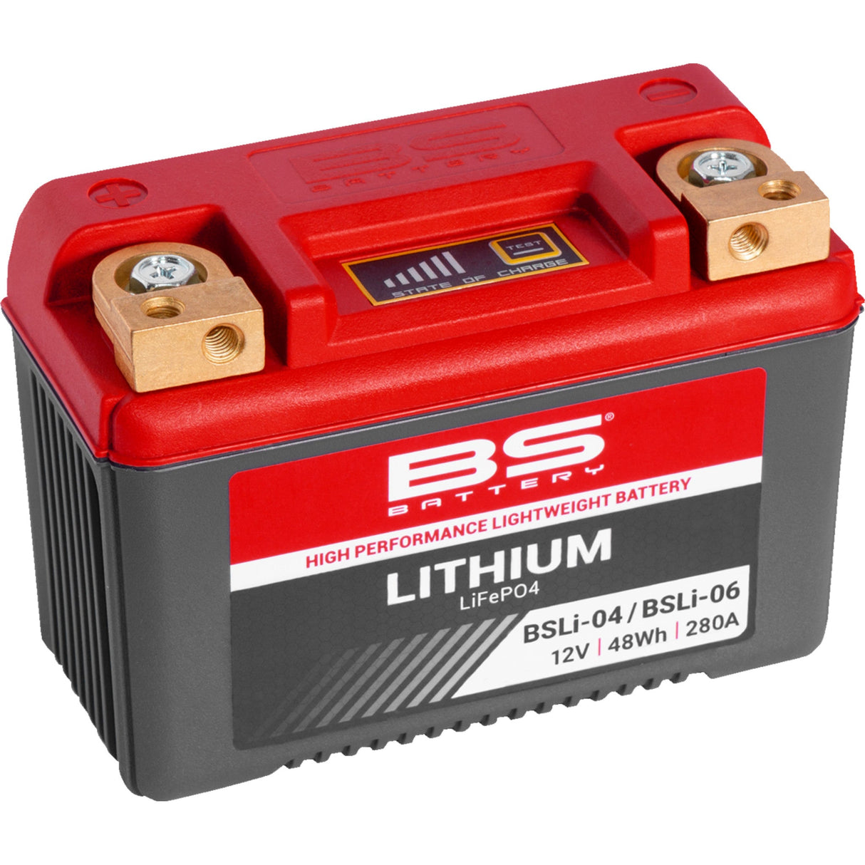 BS Battery Lithium LiFePO4 Battery BSLi-04/06 - 360104 For Harley Sportster 2002-2008 | Ducati Motorcycles 2000-2025 | BMW Motorcycles 2002-2025