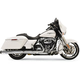 Bassani Xhaust Quick Change Series Slip-On Mufflers Chrome - 1F742 For Harley Touring 2017-2026